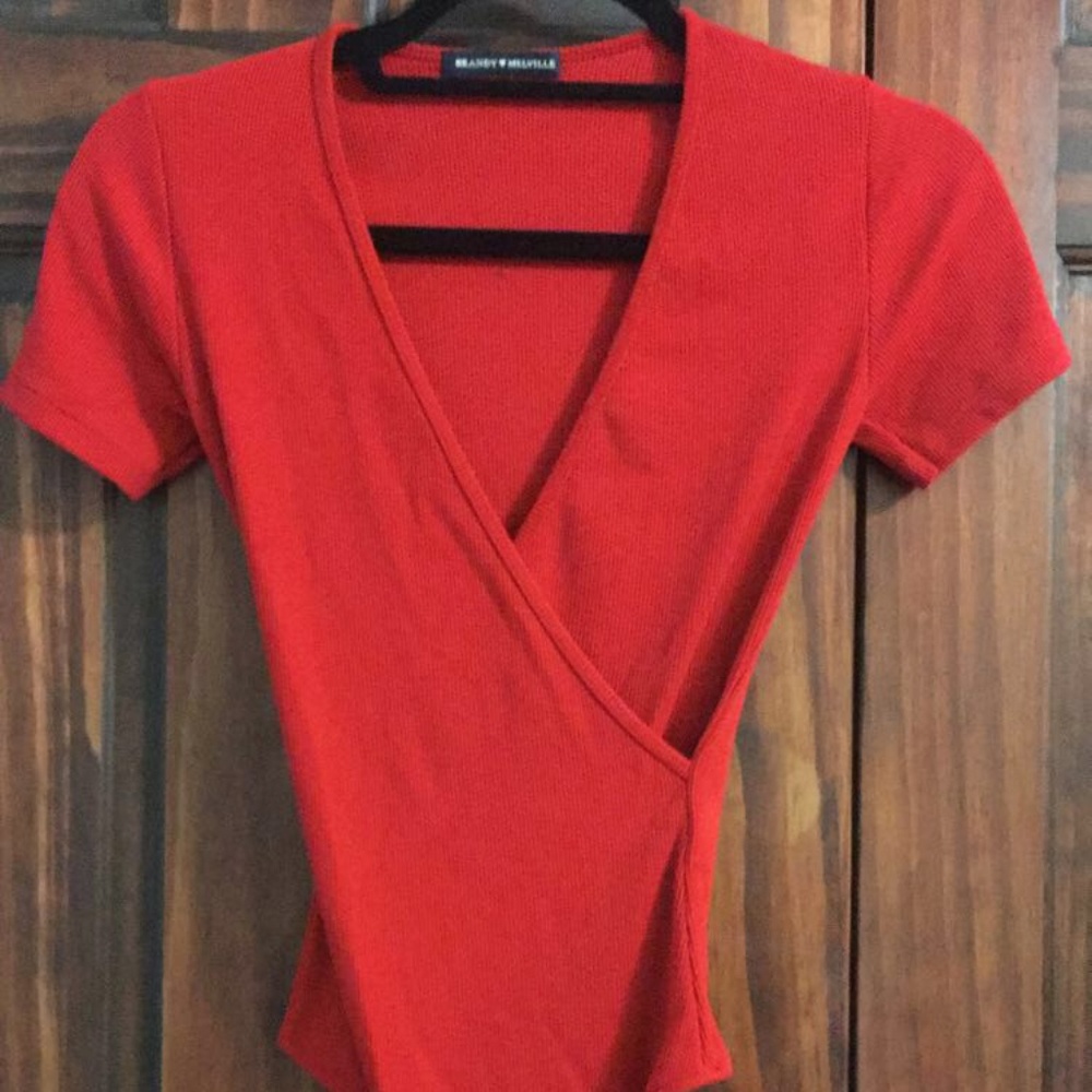 Brandy Melville Wrap Bodysuit